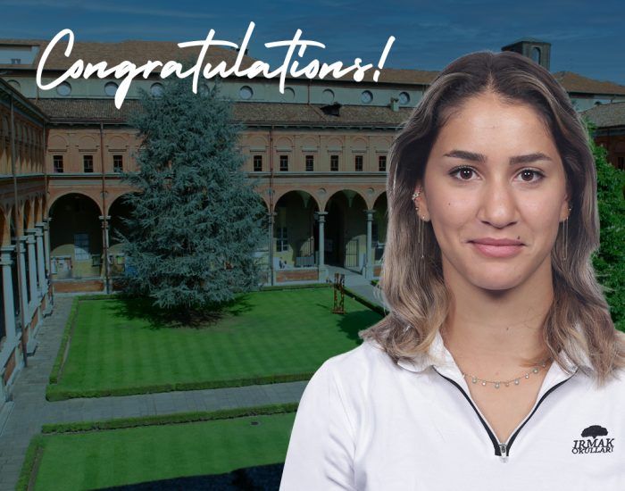 Ekin Bayramoğlu accepted to Italy with scholarship