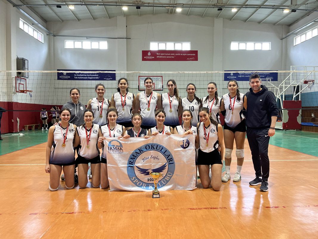 Girls A Volleyball Team became the Champion