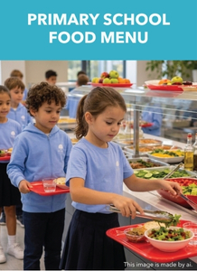 Primary school food menu