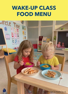 Wake up class food menu