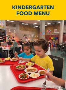 kindergarten menu